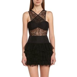 BCBGeneration Women's Black Lace Dress (US 4)